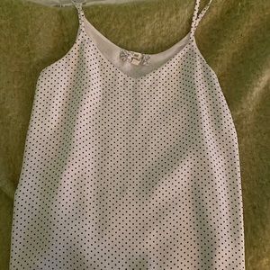 Polka dot tank top